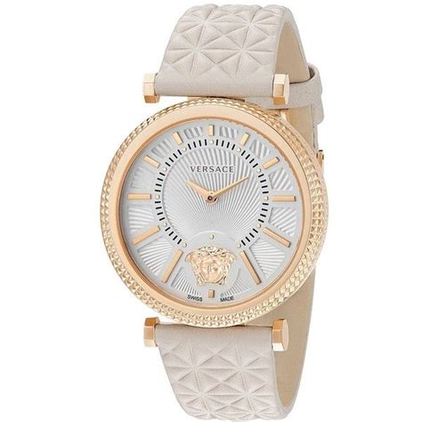 versace v-helix vqg03 0015 rose gold tan